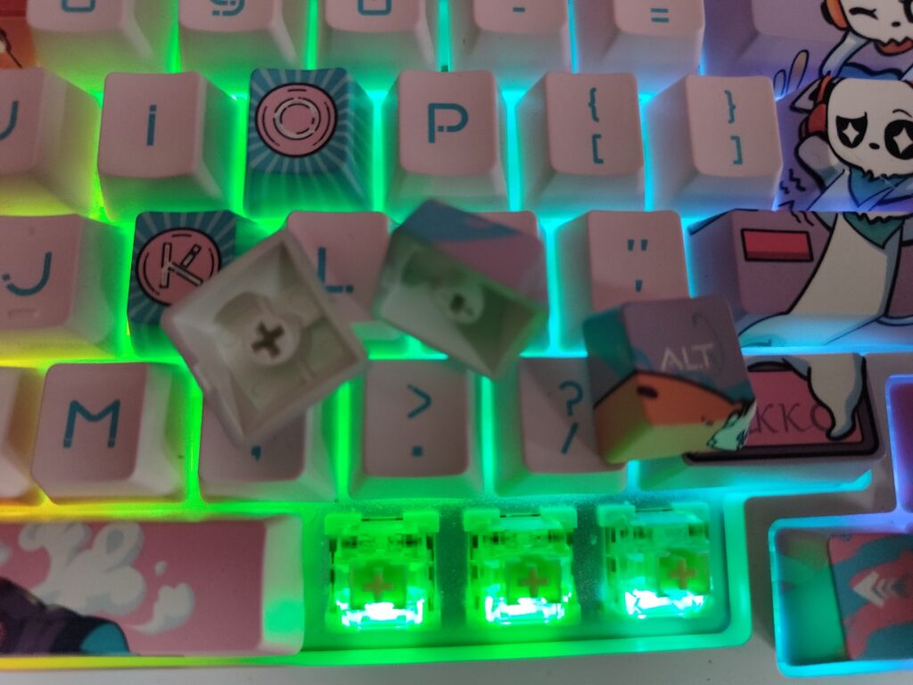 akko switch keycaps rgb